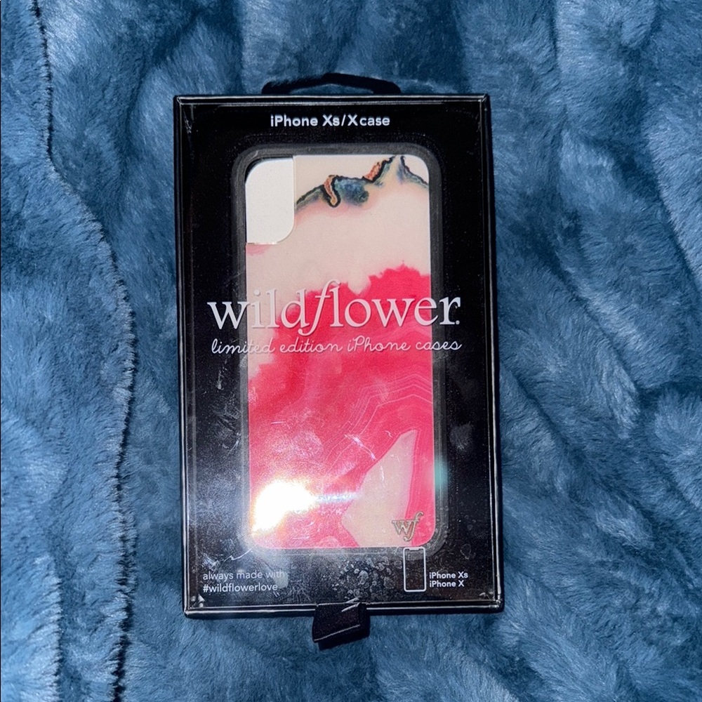 Limited Edition Wildflowers Pink Stone Phone Case